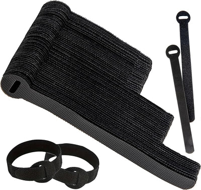 120 Pzas envolturas cable 5/6/8pulg reutilizables negro