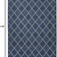 Alfombra plana tejida exterior impermeable geométrica