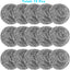 15 Pack Estropajos Acero Inox para Lavado Pesado