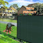 Malla privacidad valla 3x10ft tela resistente verde oscuro