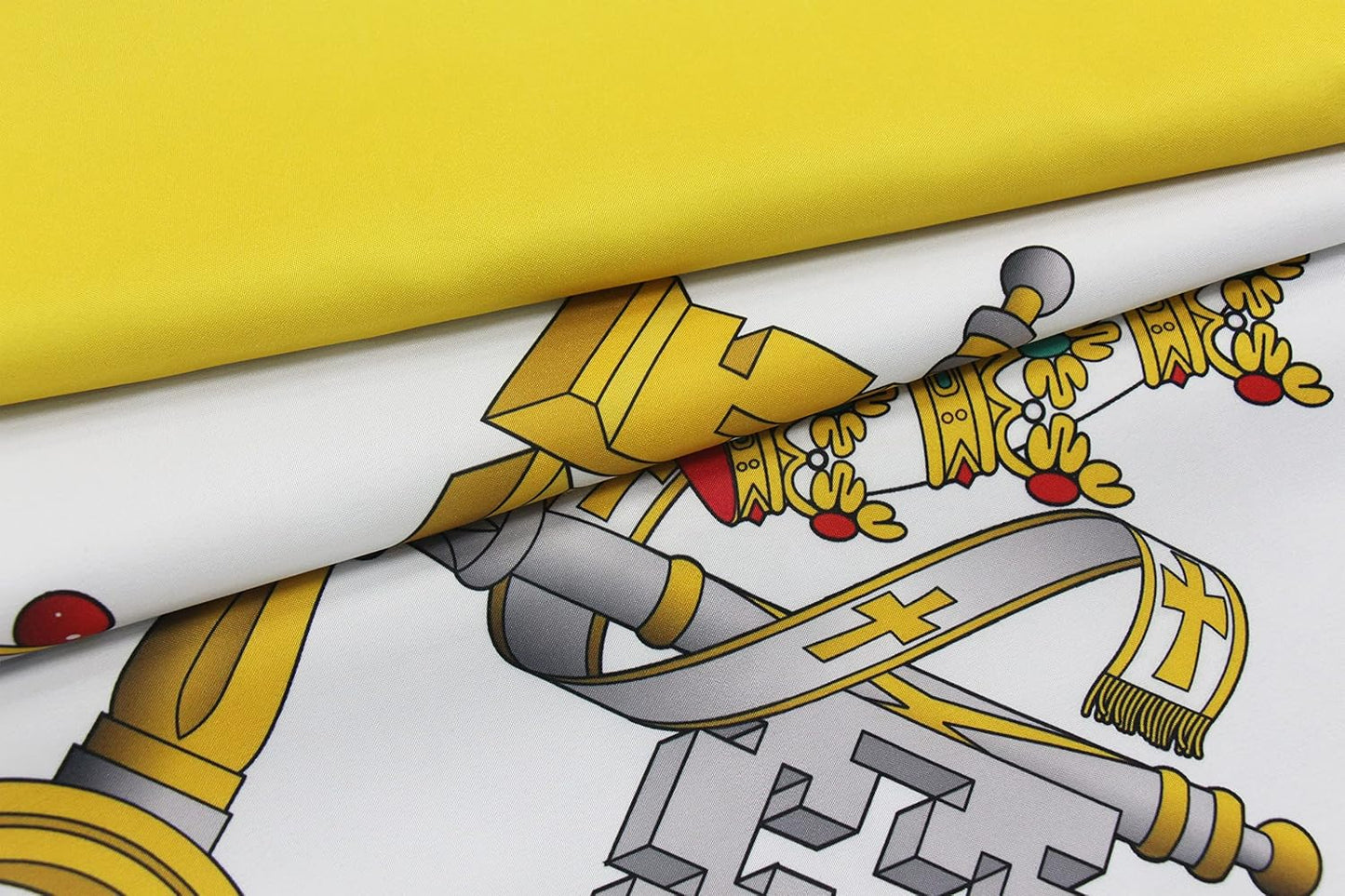 Bandera Vaticano 3x5ft doble cara con ojales latón