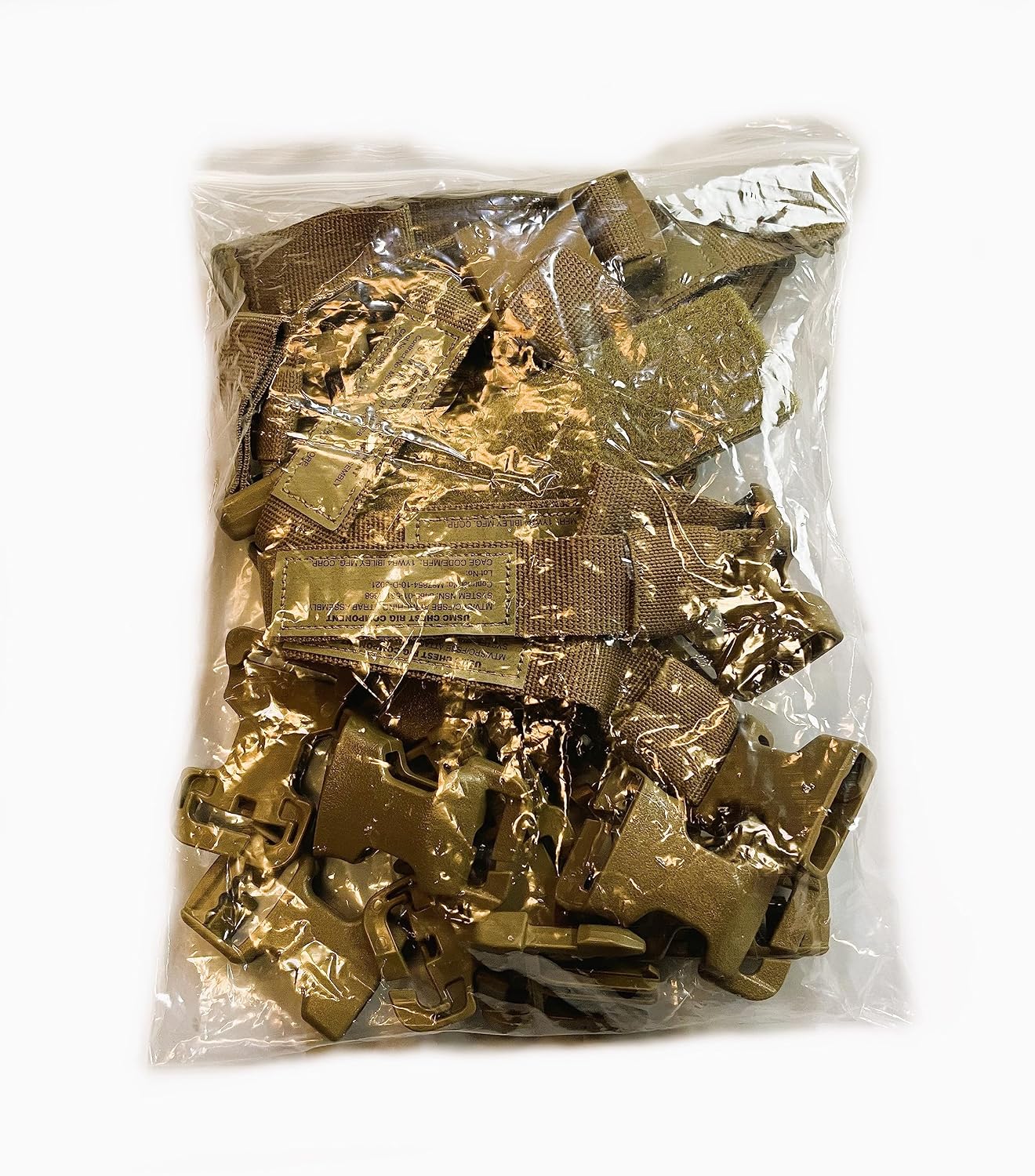 Kit reparación hebilla chaleco pecho ILBE Coyote Brown
