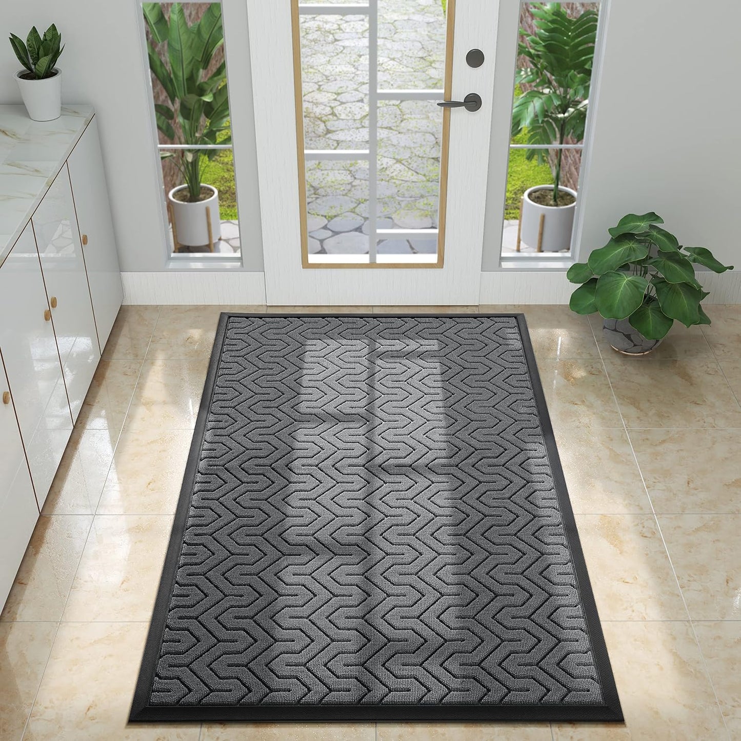 Tapete puerta exterior 47x32" antiderrap impermeable