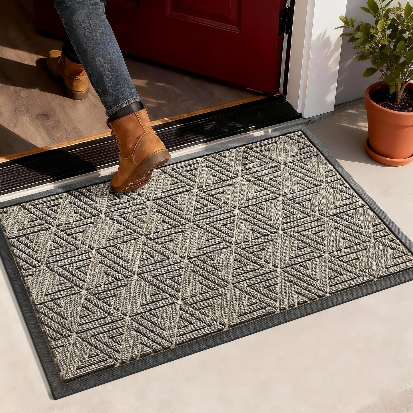 Tapete puerta exterior 29.5x17" impermeable