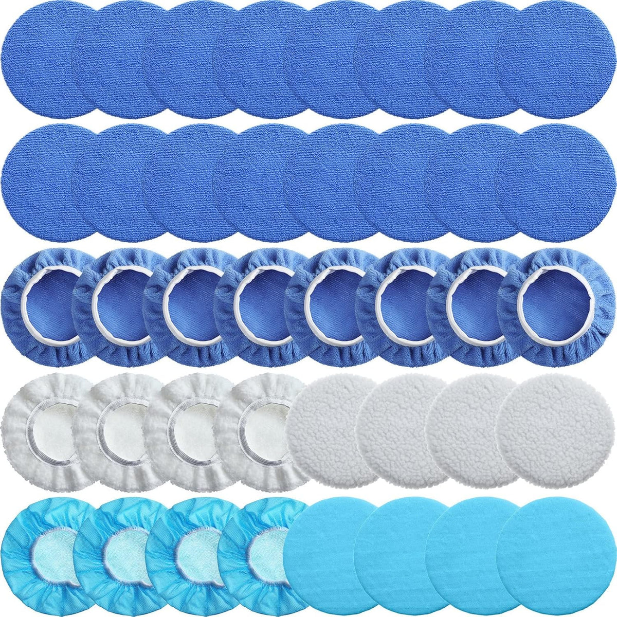 40 Pzas almohadillas microfibra coche
