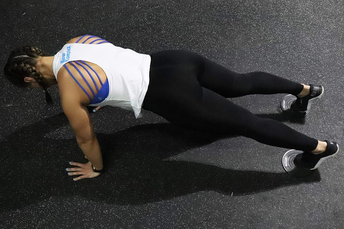 Discos núcleo deslizante pack 2 doble cara entrenamiento casa
