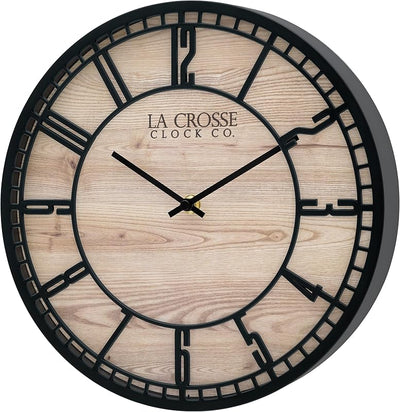 Reloj pared analógico cuarzo Barrow 11.5pulg
