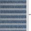 Alfombra área anguila 7x10ft rectangular azul/marfil