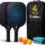 Set pickleball fibra vidrio ligera antiderrap