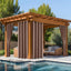 Cortinas exterior impermeables UV 52x84" opacas térmicas