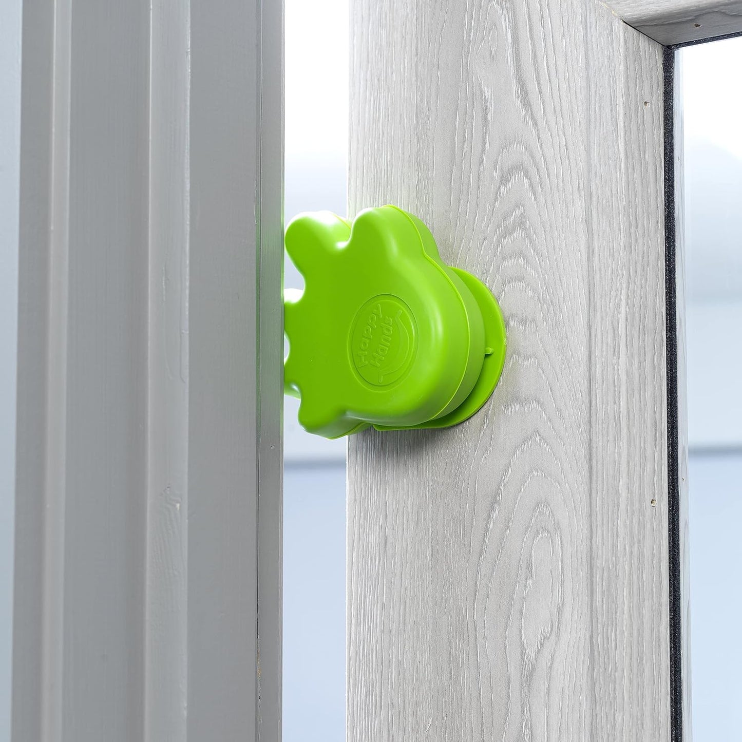 Tapones antigolpes para puerta niños pack 2 verde