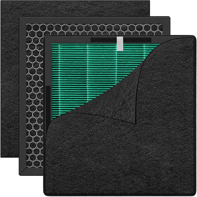 Filtro H13 Evalit ET066 HEPA lavable 3 etapas mascotas paq 2