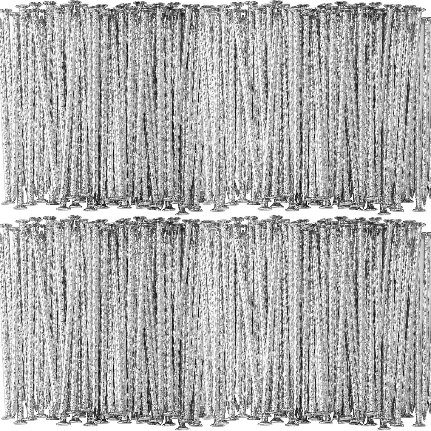 Estacas metal espiral 6pulg césped artificial galvanizado plateado