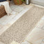 Alfombra pasillo vintage filigrana 2x8ft beige/marrón