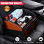 Organiz. asiento coche plegable correa antiderrap negro
