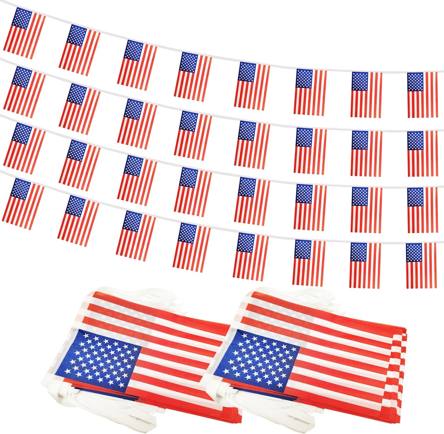 Bandera cuerda EE.UU. 100ft 76 Pzas eventos deportivos