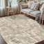 Alfombra lavable 5x7pulg sala dormitorio abstracta antiderrap
