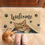 Tapete bienvenida gato antiderrap 29x17"