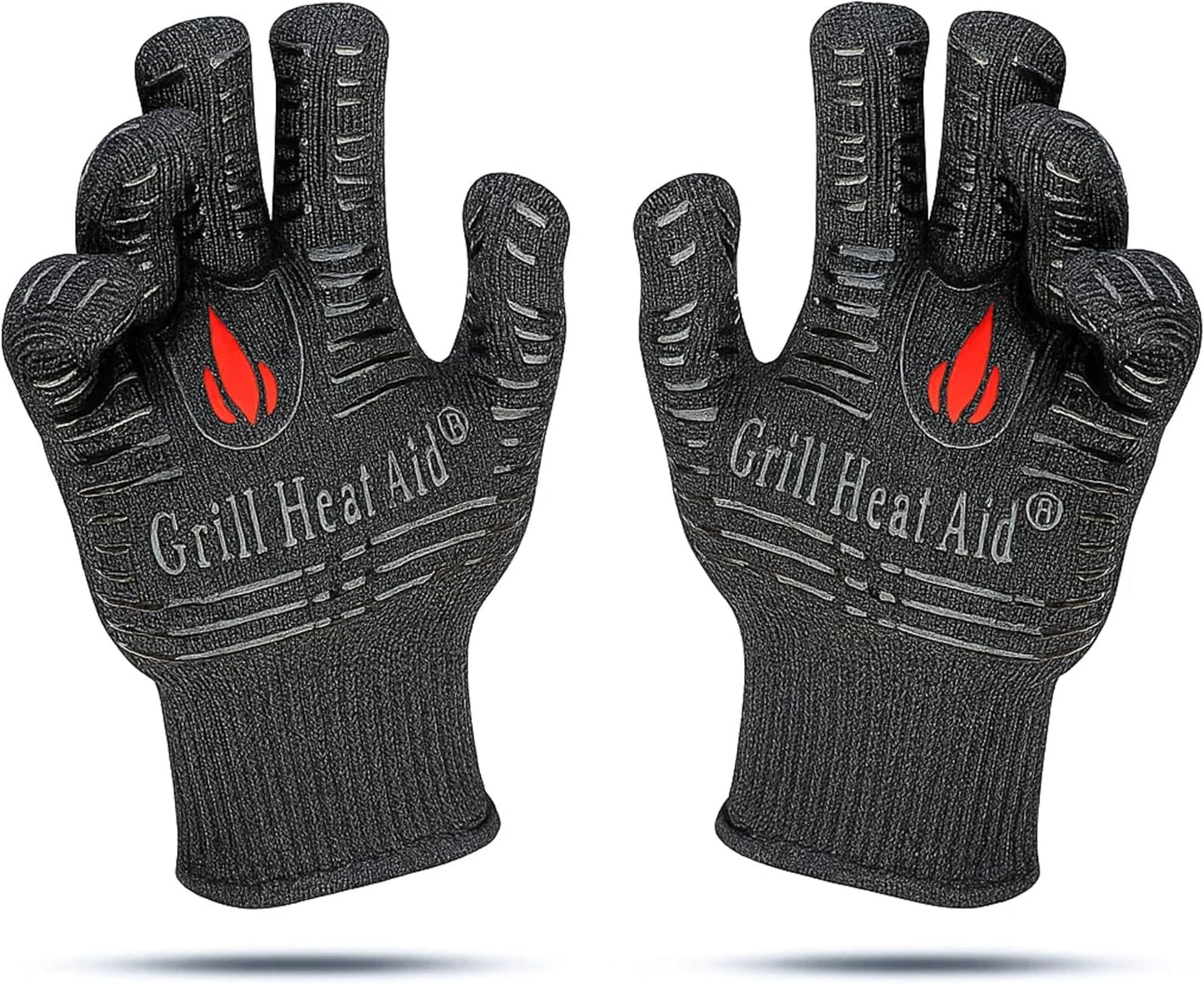 Guantes de horno color anaranjado talla única