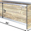 Cama jardín elevada 36x12x14pulg resistente drenaje