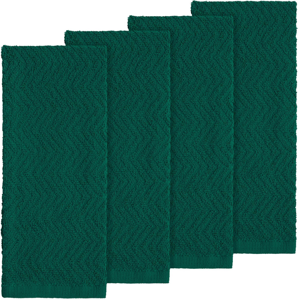 Toallas de cocina DecorRack 100% algodón absorbentes 15 x 25 pulgadas paquete de 4