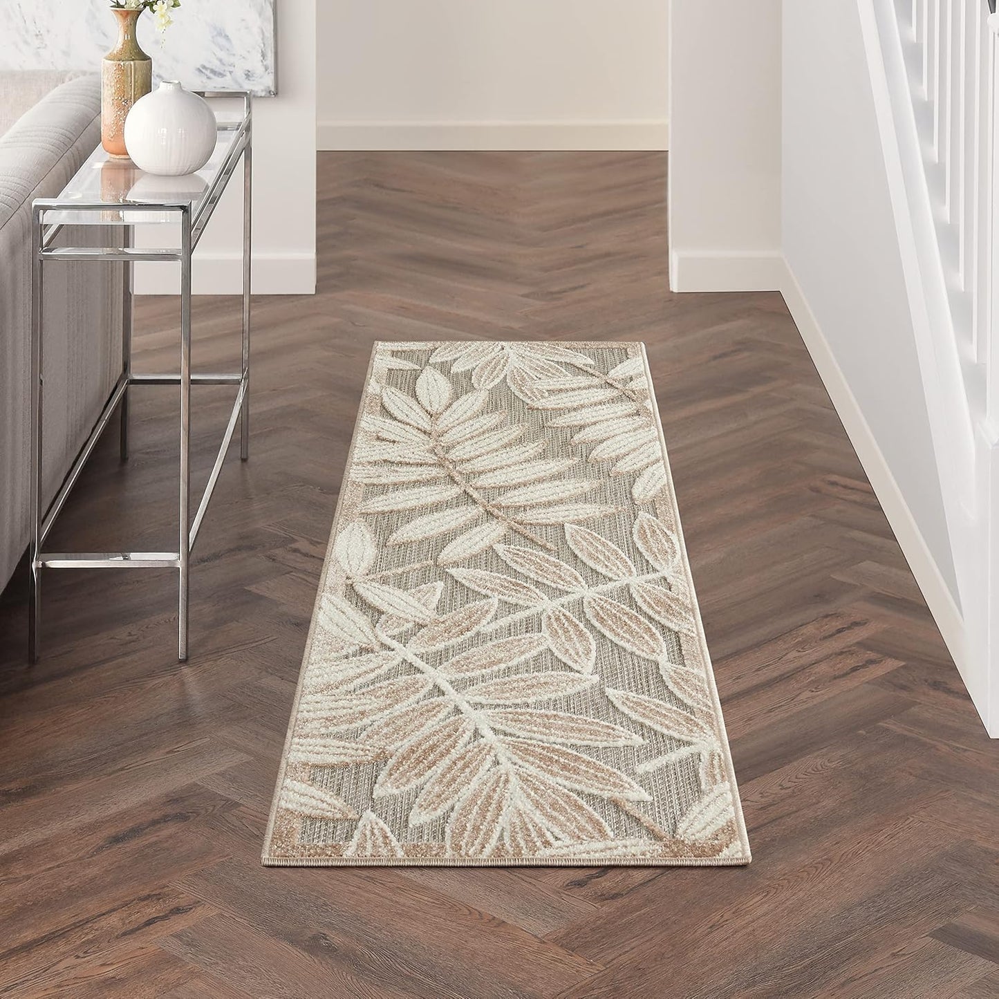 Alfombra interior exterior color gris