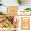 Tabla cortar bambú decoración cristiana boho cocina