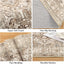 Alfombra Pasillo Antiderrap Boho Granja Beige Marrón