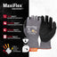 Guantes punto talla S color gris pack 12