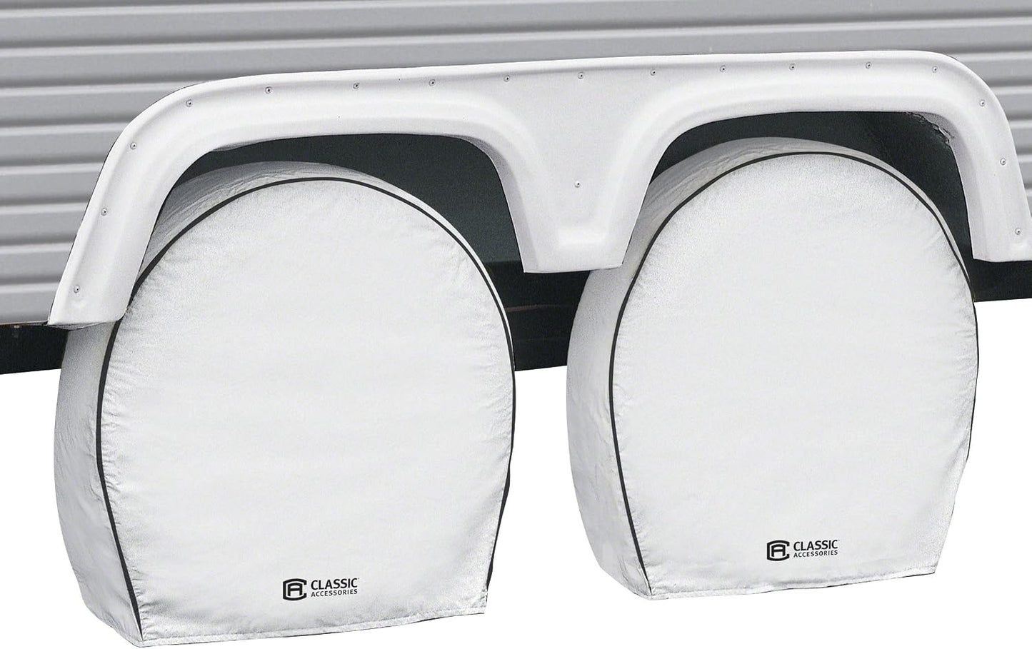 Cobertor neumáticos vehículos recreativos y clásicos blanco