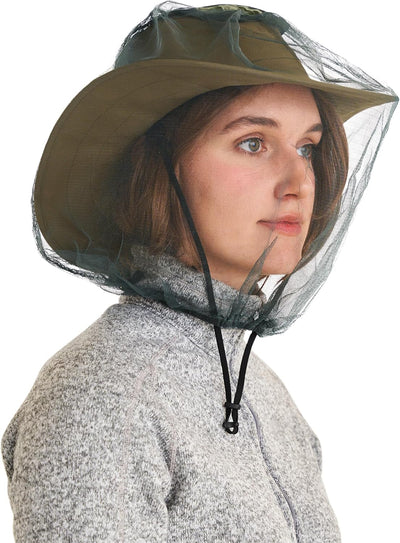 Red para cabeza malla fina contra insectos camping