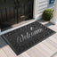 Tapete bienvenida impermeable 47x32" color negro