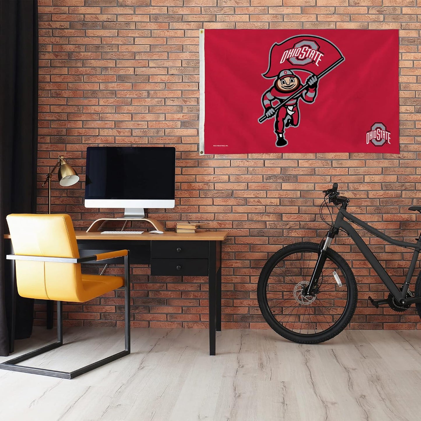 Bandera Ohio State Buckeyes 3x5ft decoración hogar
