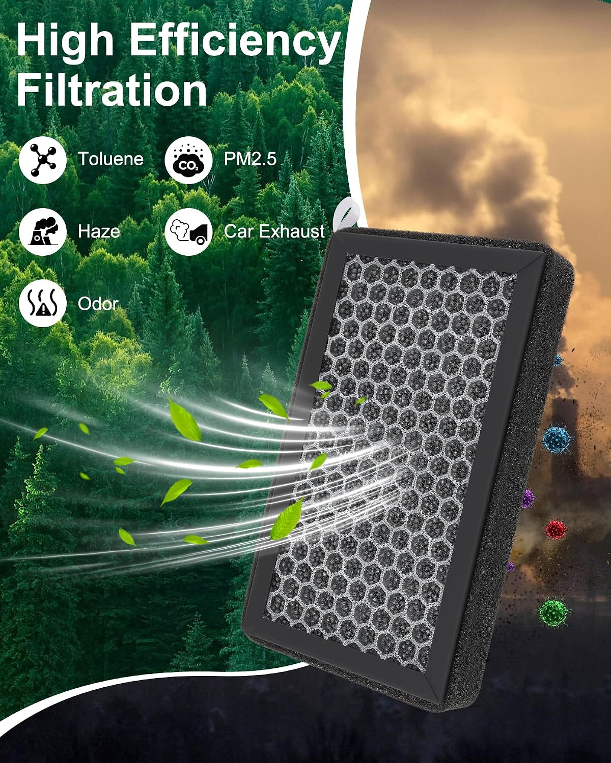 Set 2 Filtros Aire Cabina HEPA con Carbón Activo 2016-24
