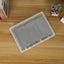 Caja plástico transparente con tapa abatible organiz.
