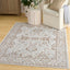 Alfombra lavable dormitorio sala 5'3"x7' gris