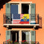 Bandera Ecuador 3x5ft 150D doble cara con grommets latón