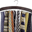 Organiz. colgante madera soporte corbata 24 pzas