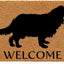 Felpudo Cavalier King Charles Spaniel 17x29" natural/negro