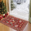 Alfombra Navidad interior 2x3ft antiderrap suave