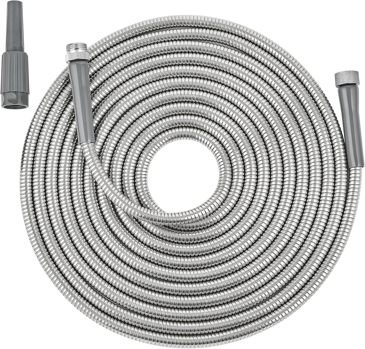 Manguera jardín acero inox 304 conector metal flexible