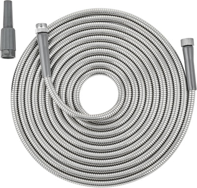Manguera jardín acero inox 304 conector metal flexible