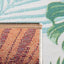 Alfombra lavable exterior 8x10ft5pulg verde azulado no