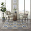 Alfombra 5x8 pies dormitorio sala comedor fácil de limpiar