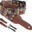 Correa guitarra cuero vacuno 2pulg ajustable