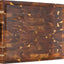 Bloque carnicero acacia 17x13pulg con ranura jugo y asas