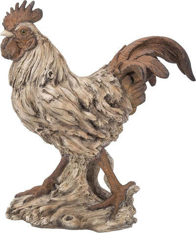 Estatua gallo de madera flotante 87650-E