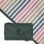 Manta rayas colores poliéster impermeable para niños 5x7ft