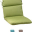 Cojín silla una pieza 40.5x21" resistente verde