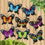 8 Decoraciones Pared Mariposa Metal 3D para Jardín